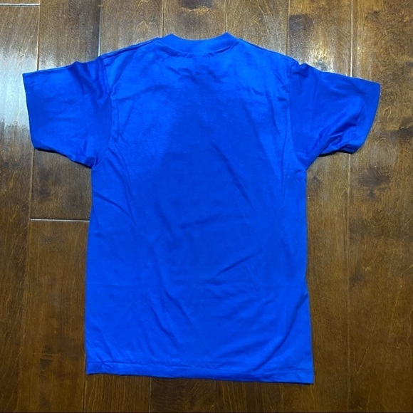 Vintage Single Stitch Monteray Bay Blue T-Shirt 1986 Size Medium - Picture 4 of 8